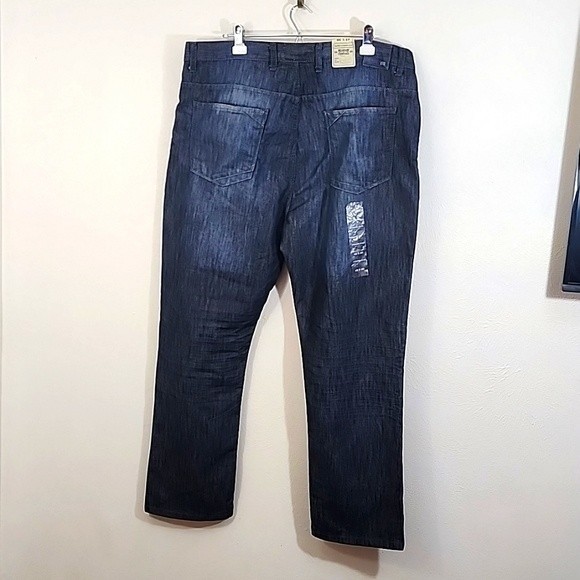 Colours Alexander Julian straight fit jeans in crash color size 42×30 NWT - Picture 5 of 12